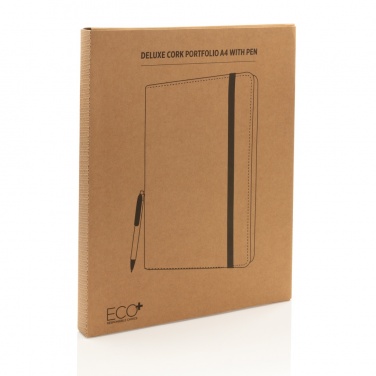 Logotrade ärikingitused pilt: Deluxe korgist portfolio A4 koos pliiatsiga