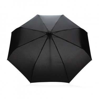 Logotrade firmakingi foto: 21" Impact AWARE™ RPET 190T bambusest automaatne avatav/sulgev vihmavari