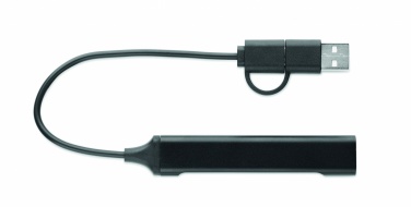 Logotrade reklaamkingid pilt: USB 4 pordiga jaotur 19 cm