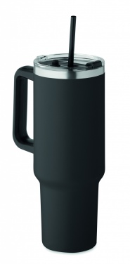 Logotrade ärikingid pilt: Suur roostevabast terasest termoskruus, 1200 ml