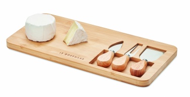 Logotrade reklaamkingituse foto: Bamboo Cheese lauakomplekt Leipzig
