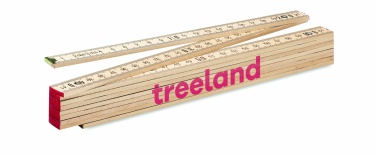 Logotrade reklaamkingid pilt: Puidust puusepa joonlaud 2m