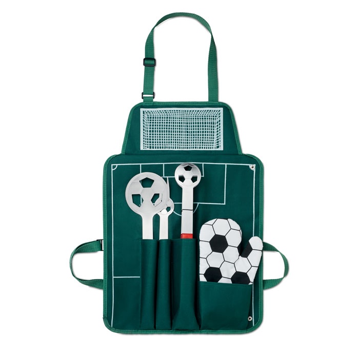 Logotrade firmakingid pilt: Jalgpalliteemaline BBQ komplekt