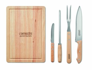 Logo trade firmakingi pilt: Komplektis 4 BBQ grillimistarvikut