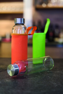 Logo trade reklaamkingitused foto: Klaaspudel Klagenfurt roostevabast terasest korgiga 500 ml