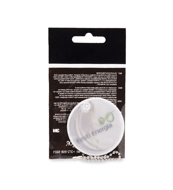 Logo trade firmakingituse pilt: Pehme helkur oma logoga dia. 50 mm