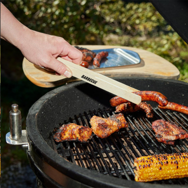 Logo trade firmakingi pilt: Pinza puidust BBQ tangid