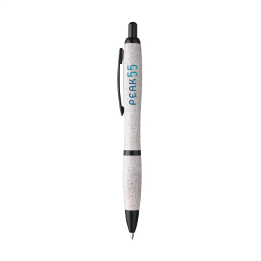 Logo trade reklaamtoote pilt: Athos Wheat-Cycled Pen nisuõlgedest pastakas