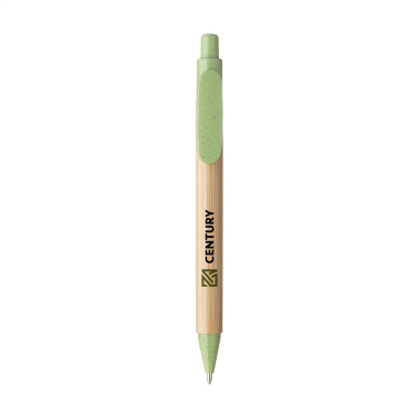 Logotrade ärikingid pilt: Bamboo Wheat Pen nisuõlgedest pastapliiats