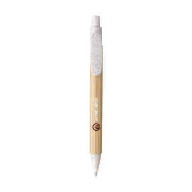 Logo trade firmakingi pilt: Bamboo Wheat Pen nisuõlgedest pastapliiats