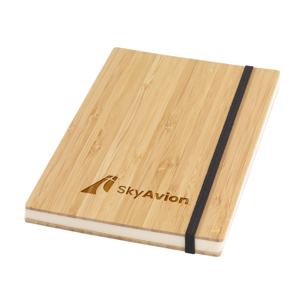 Logotrade reklaamkingitused pilt: Bamboo Journal palja seljaga paberist märkmik A5