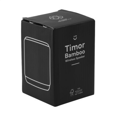 Logo trade firmakingi pilt: Timori bambusest juhtmevaba kõlar