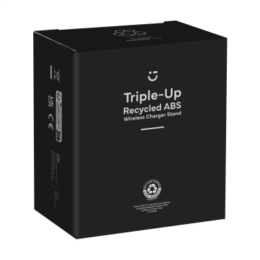 Logo trade reklaamkingi pilt: Triple-Up RCS taaskasutatud ABS juhtmevaba laadija alus