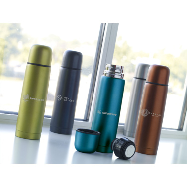 Logo trade reklaamkingituse pilt: Frosted Bottle RCS Recycled Steel 500 ml termopudel