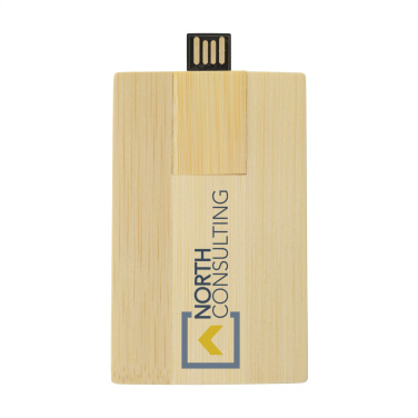 Logo trade reklaamkingitused foto: Krediitkaart USB Bamboo 8 GB