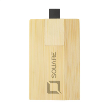 Logotrade reklaamtooted pilt: Krediitkaart USB Bamboo 8 GB