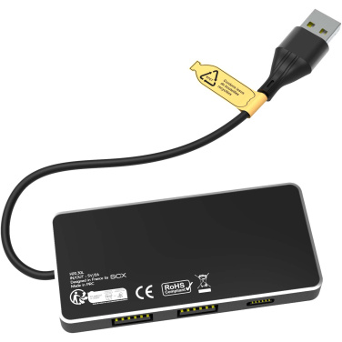 Logo trade firmakingituse pilt: SCX.design H20 8-ühes USB-jaotur kahe sisendi ja 6-pordiga