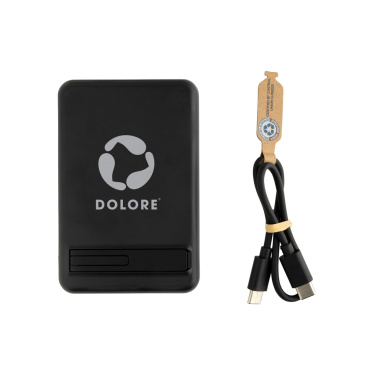 Logotrade reklaamkingi foto: Zen RCS plastk 5000 mah 5W magnetiline bambusest akuank