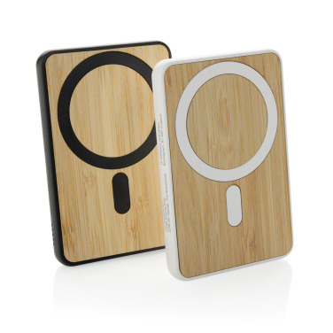 Logo trade ärikingi pilt: Zen RCS plastk 5000 mah 5W magnetiline bambusest akuank