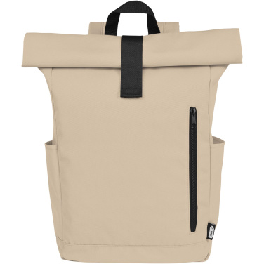 Logo trade ärikingituse pilt: Byron 15,6" GRS RPET rull-top seljakott 18L