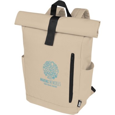 Logotrade firmakingi foto: Byron 15,6" GRS RPET rull-top seljakott 18L
