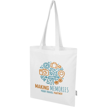 Logotrade firmakingi foto: Madras Blend 140 g/m² GRS taaskasutatud puuvillast kott 7L
