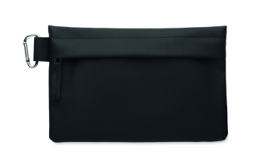 Logotrade firmakingi foto: CARRY 600D RPET-ist lukuga kott