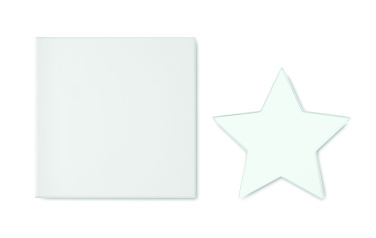 Logotrade reklaamtoote foto: Tähekujuline klaasist auhind