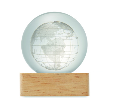 Logotrade reklaamtoote foto: LED-klaasist kera Globe