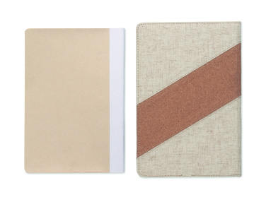 Logotrade reklaamtoote foto: A5 märkmik 15W laadijaga CORTONA