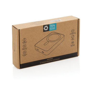 Logotrade reklaamtooted pilt: Amporia RCS taaskasutatud plastist 10 000 mAh magnetiline varupatarei
