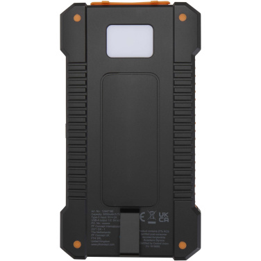 Logo trade meened foto: Altair 5000 mAh 10W taaskasutatud plastist vastupidav päikesepatarei sisseehitatud taskulambiga