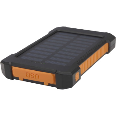 Logo trade meened foto: Altair 5000 mAh 10W taaskasutatud plastist vastupidav päikesepatarei sisseehitatud taskulambiga