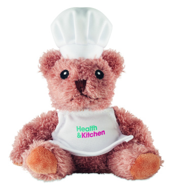Logo trade reklaamkingituse pilt: TEDDCHEF pehme kokk-karu