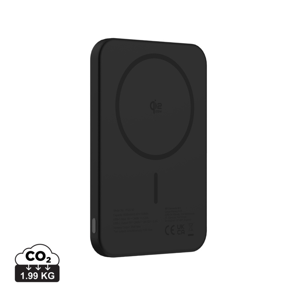 Logo trade reklaamkingituse pilt: Urban Vitamin Pomona 5000mAh Qi2.2 25W magnetiline akupank