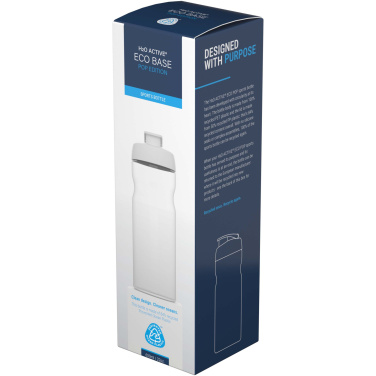 Logo trade reklaamtoote pilt: H2O Active® Eco Base 650 ml keeratava kaanega spordipudel