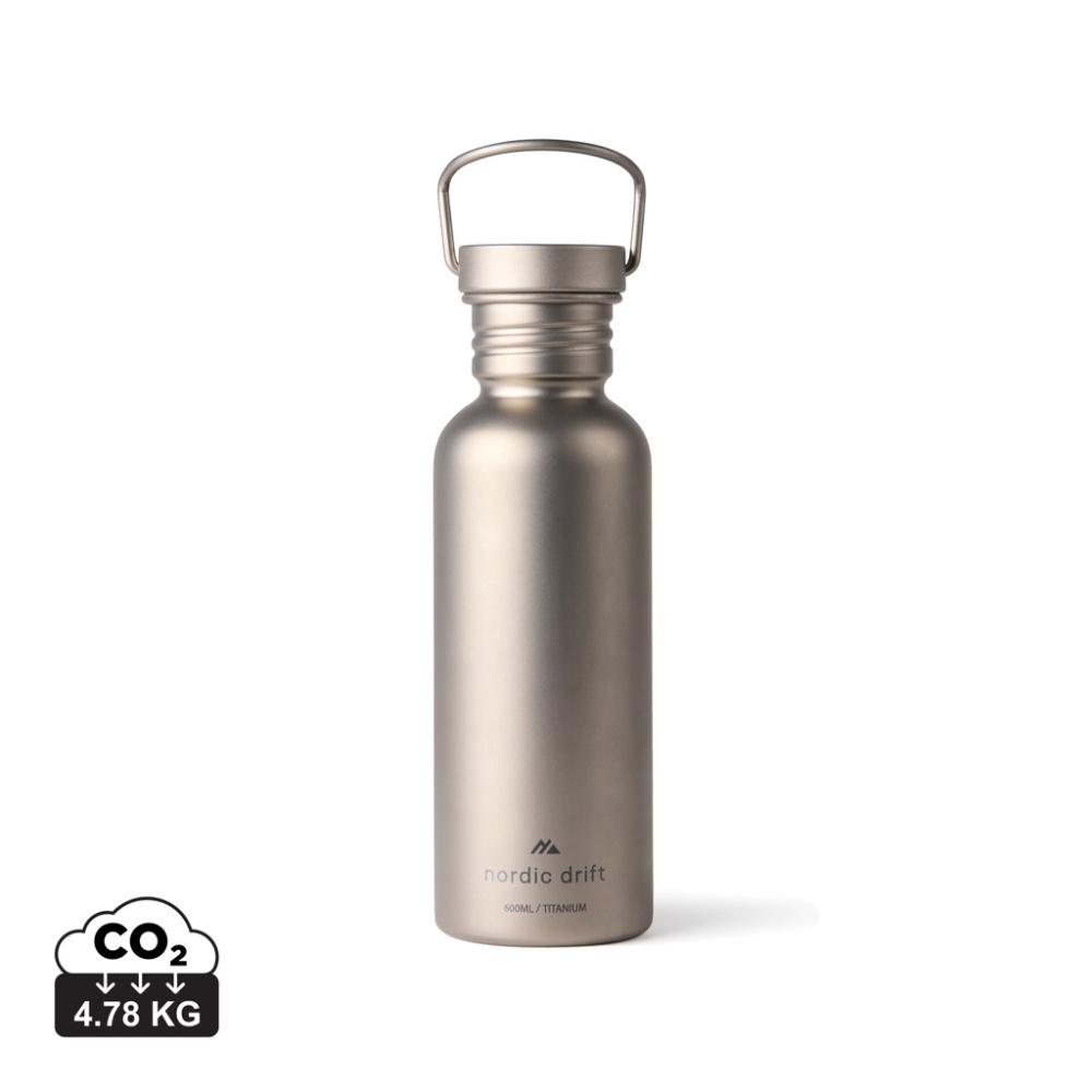 Logo trade firmakingituse pilt: Nordic Drift Trail Ultra Light Titanium 600ml veepudel