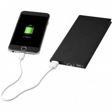 Logotrade mainoslahjat ja liikelahjat tuotekuva: 8 000 mAh:n alumiininen Plate -varavirtalähde