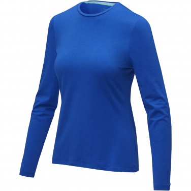 Logo trade mainoslahja kuva: Ponoka long sleeve women's organic t-shirt