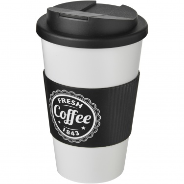 Logotrade mainoslahjat ja liikelahjat tuotekuva: Americano® 350 ml muki, läikyttämätön kansi, grippi