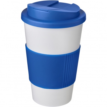 Logo trade mainoslahja kuva: Americano® 350 ml muki, läikyttämätön kansi, grippi