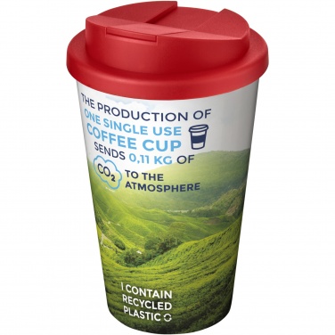 Logotrade mainostuote tuotekuva: Brite-Americano® 350 ml muki, läikyttämätön kansi