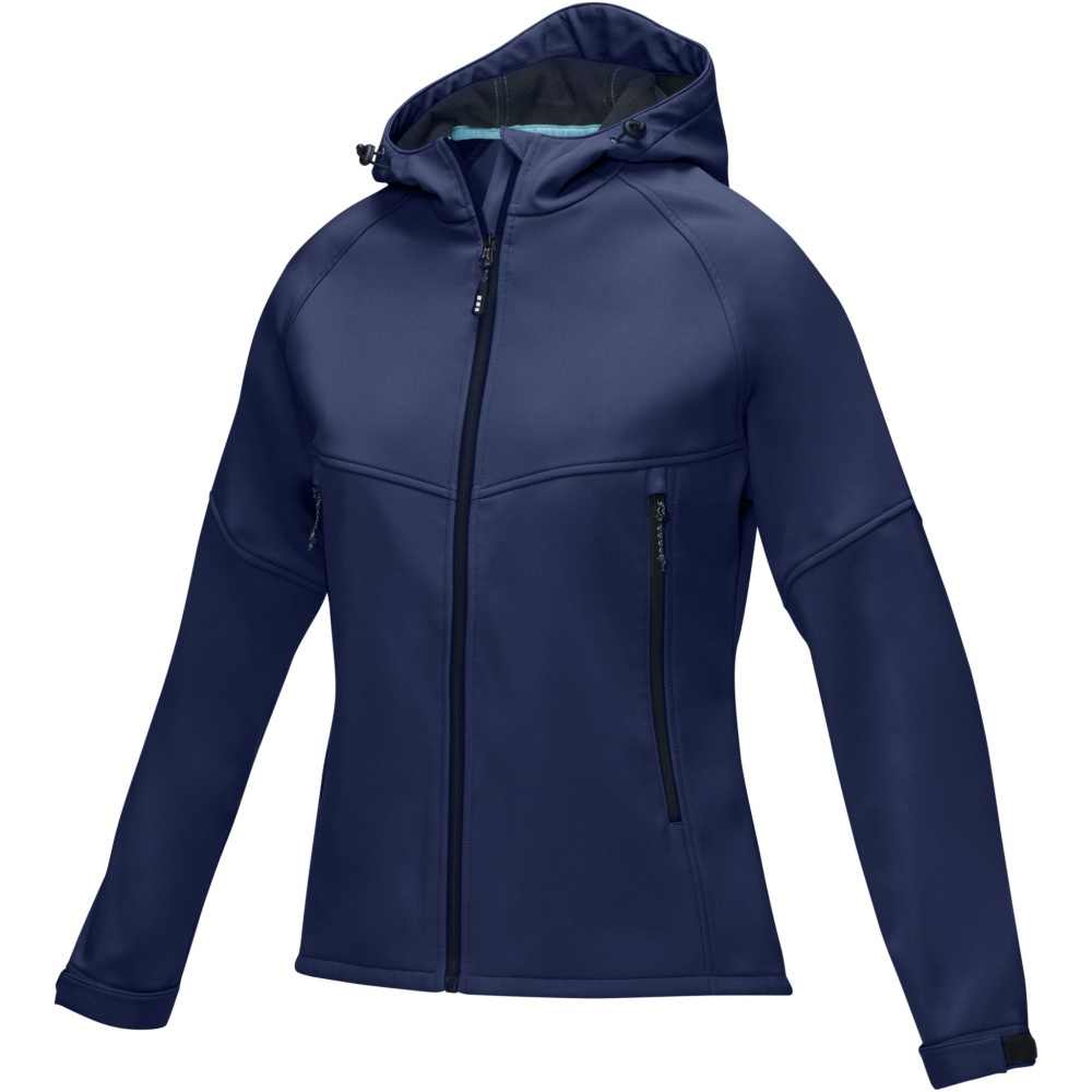 Logotrade liikelahjat kuva: Coltan-softshell-takki naisille, GRS-kierrätetty