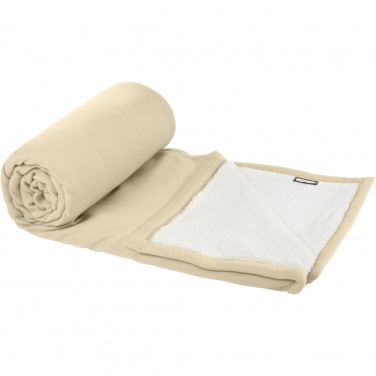 Logotrade mainoslahjat kuva: Marigold GRS-sertifioitu RPET paksu fleece- ja sherpapeitto