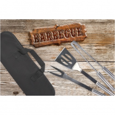 Logo trade mainoslahjat ja liikelahjat kuva: Barcabo 3-osainen grillausvälinesarja