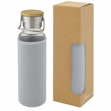Logotrade liikelahjat mainoslahjat tuotekuva: Thor 660 ml:n lasipullo neopreenisuojuksella