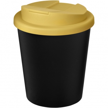 Logo trade mainoslahjat ja liikelahjat kuva: Americano® Espresso Eco 250 ml kahvimuki kierrätetystä materiaalista. Läikkymätön kansi.
