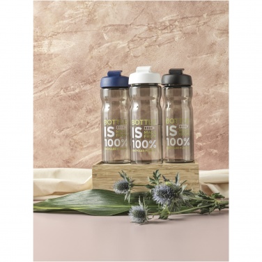 Logo trade mainoslahjat tuotekuva: H2O Active® Eco Base 650 ml:n urheilujuomapullo läppäkannella