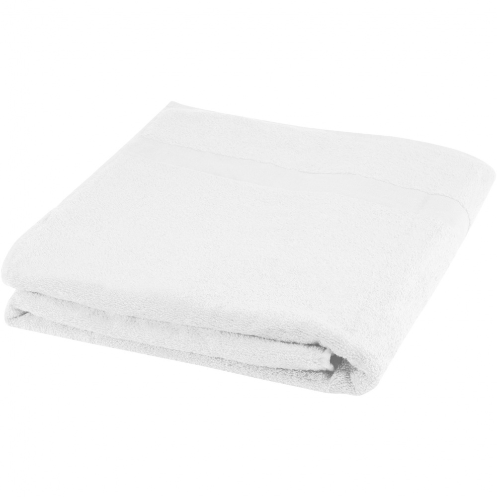 Logotrade mainoslahja tuotekuva: Evelyn puuvillainen pyyhe, 450 g/m², 100x180 cm
