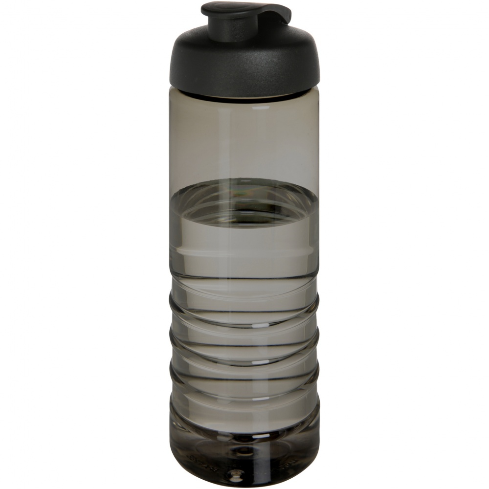 Logo trade liikelahjat tuotekuva: H2O Active® Eco Treble 750 ml:n juomapullo flip lid -kannella